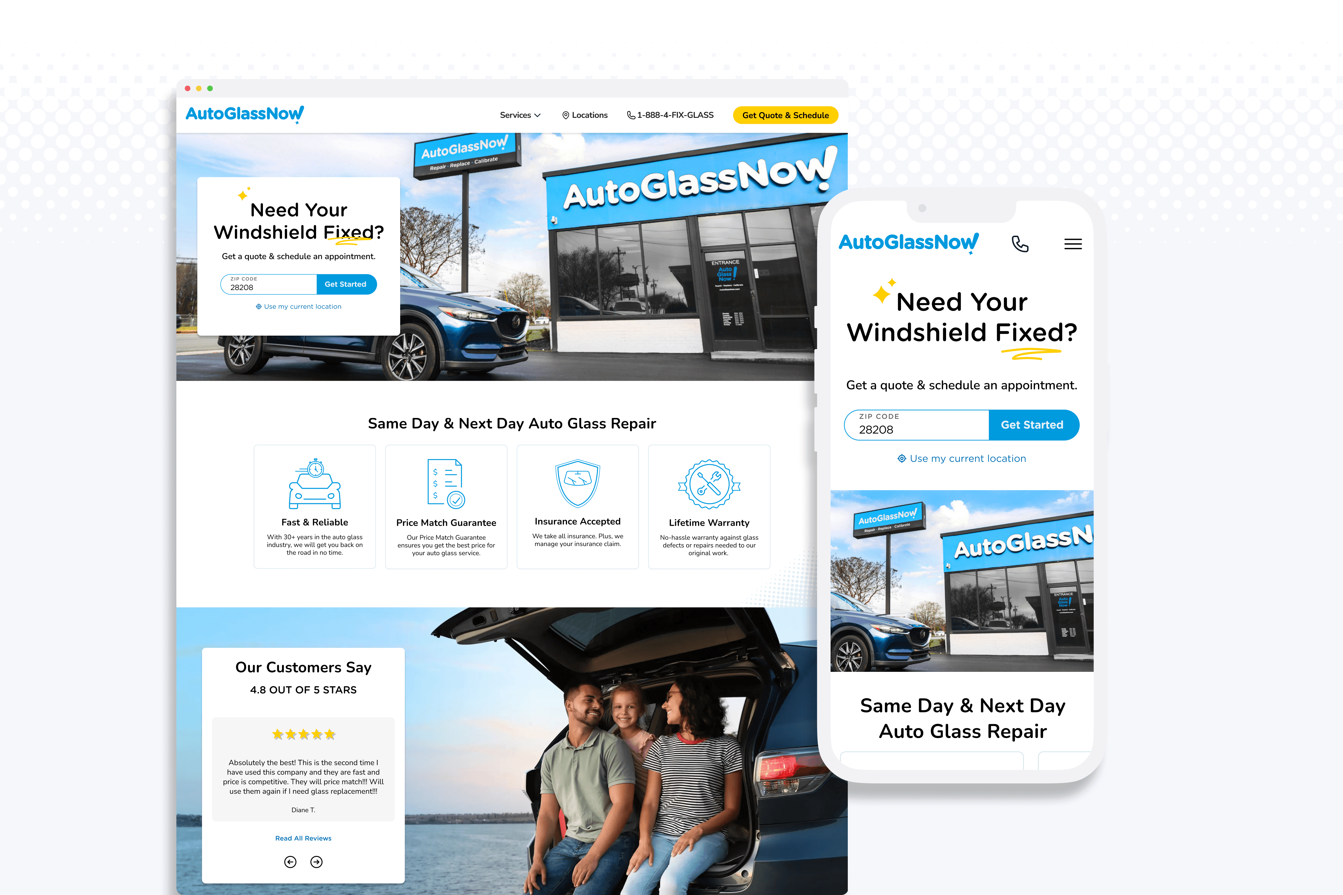 Online Estimator & Website Redesign — detail