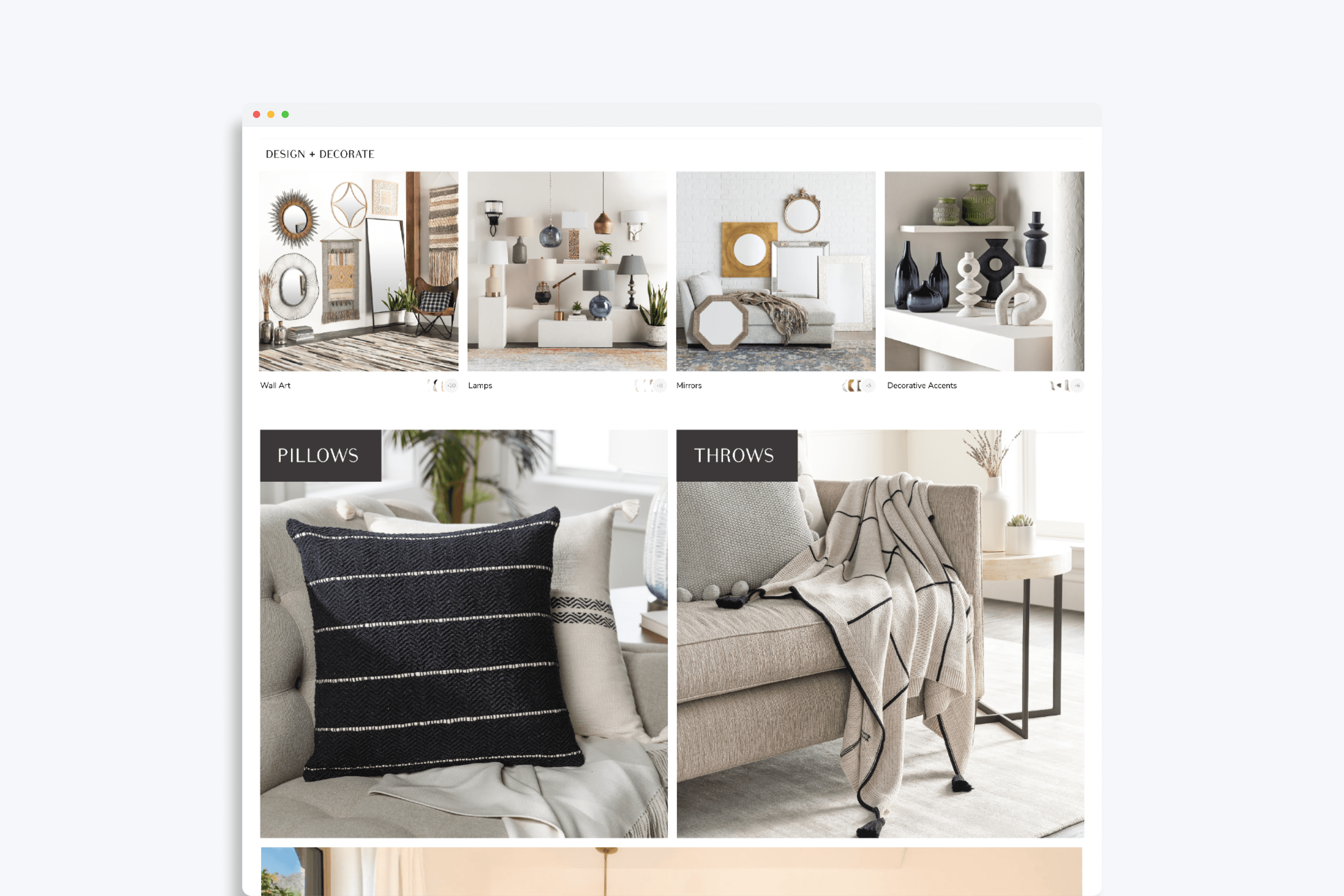 A Luxury Home Brand Shopify Launch — detail