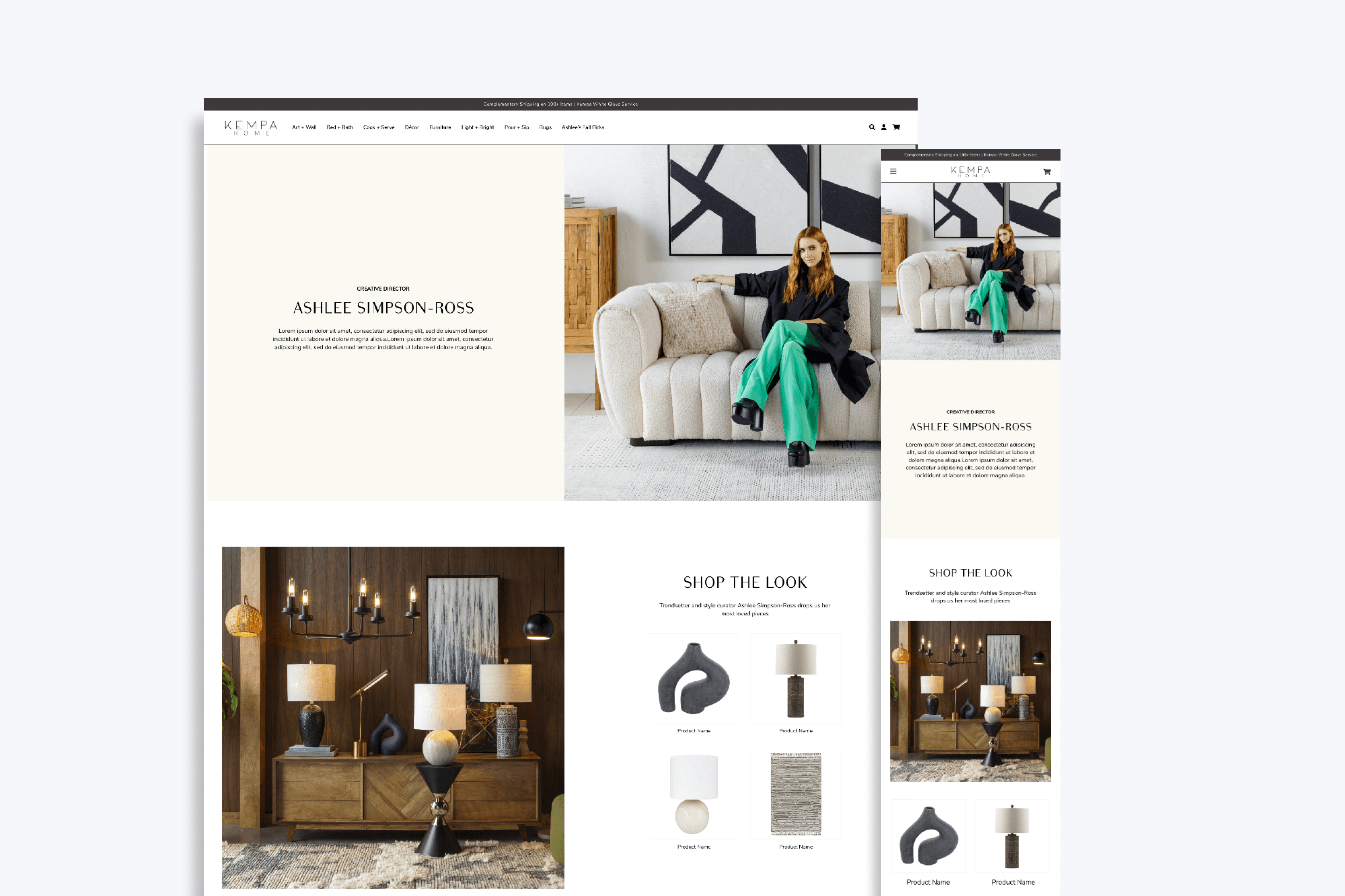 A Luxury Home Brand Shopify Launch — gallery 1
