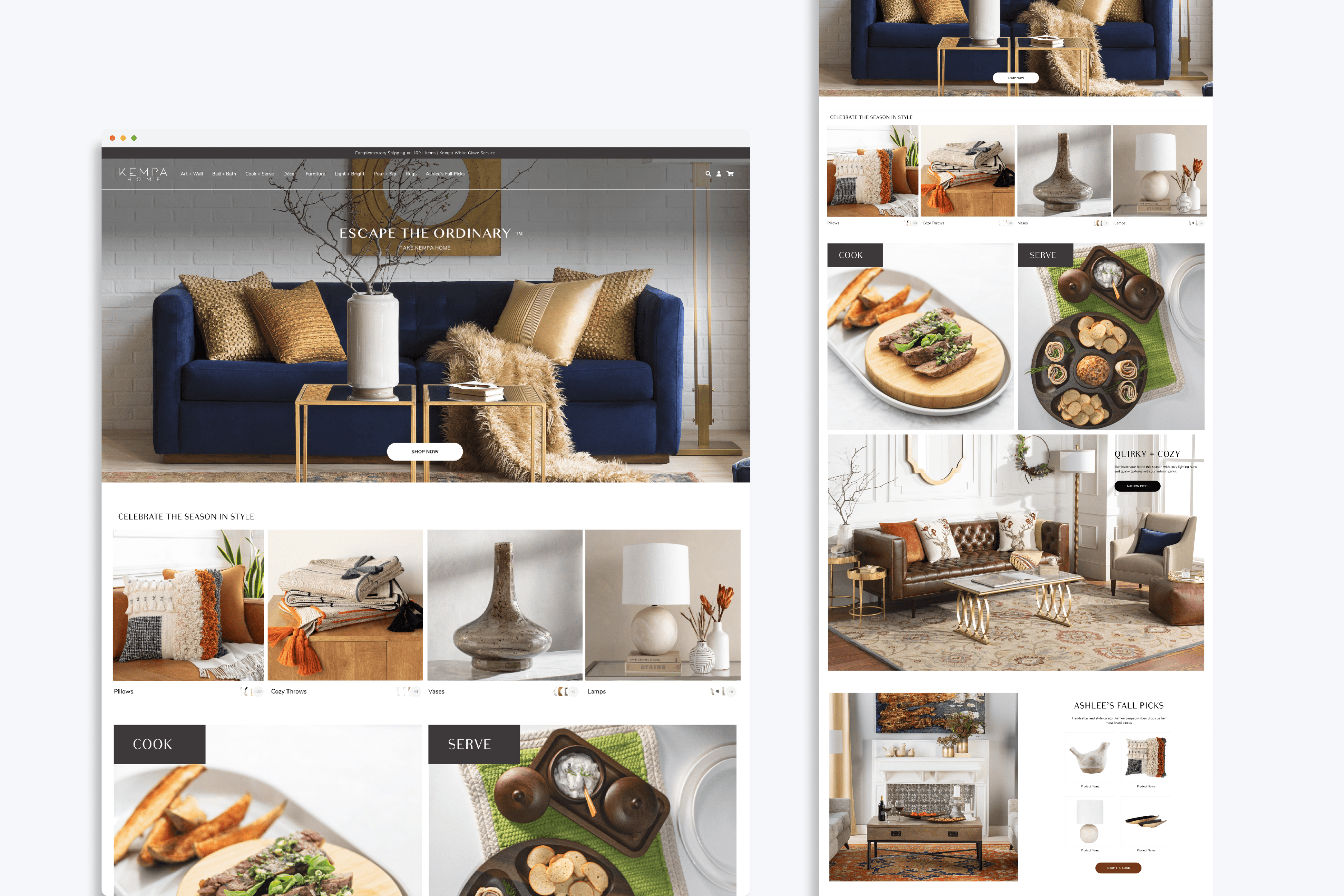 A Luxury Home Brand Shopify Launch — hero
