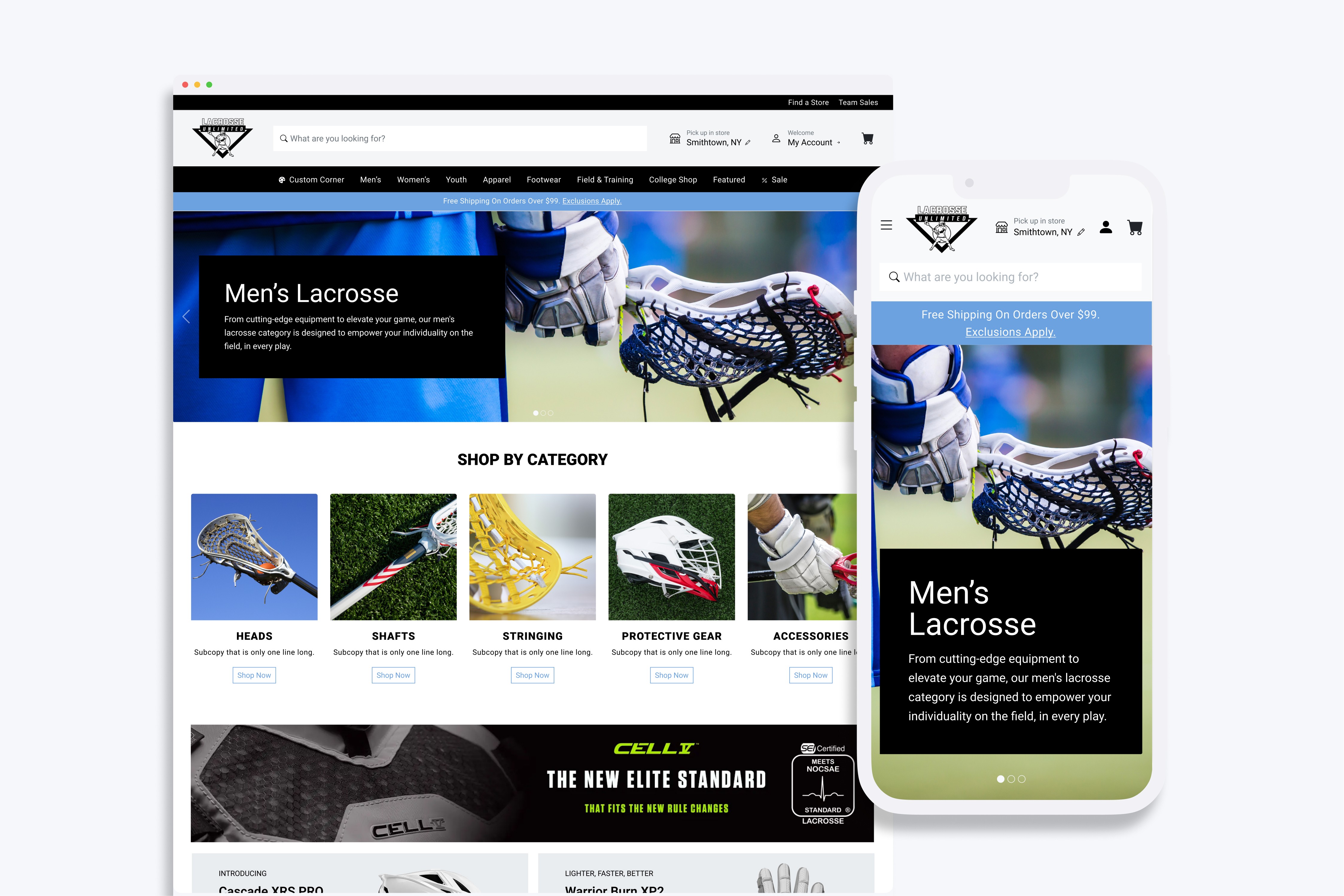 Award-Winning eCommerce Redesign — hero