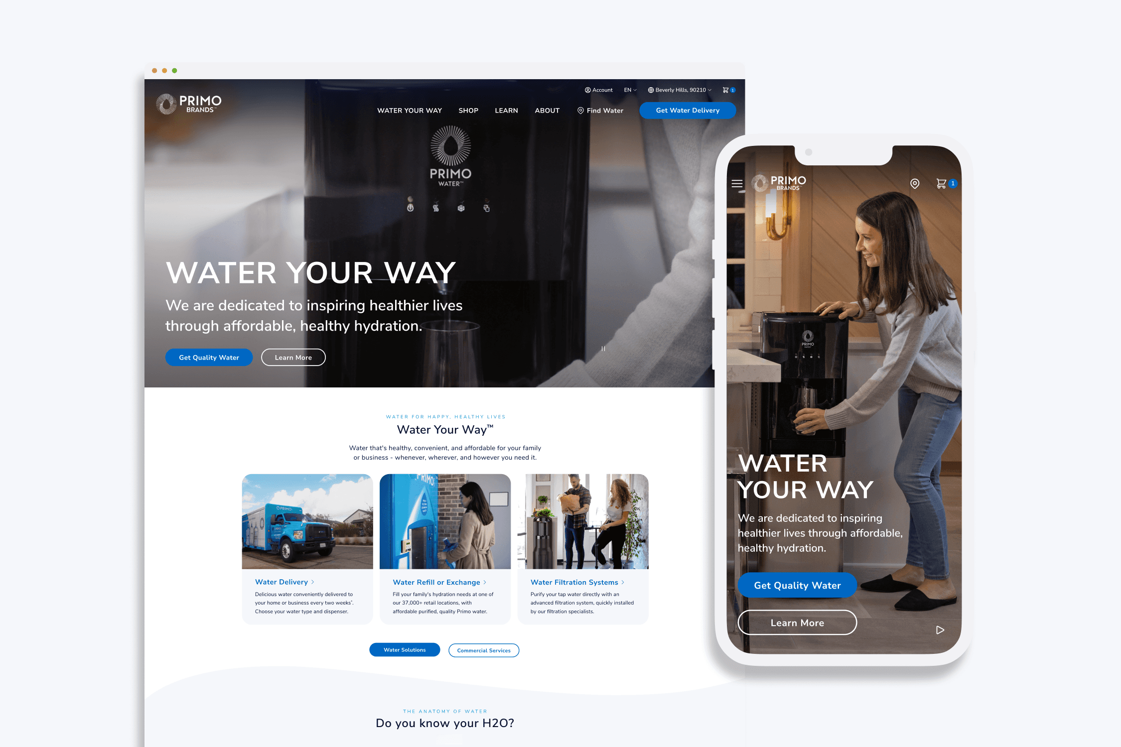 Water.com — hero